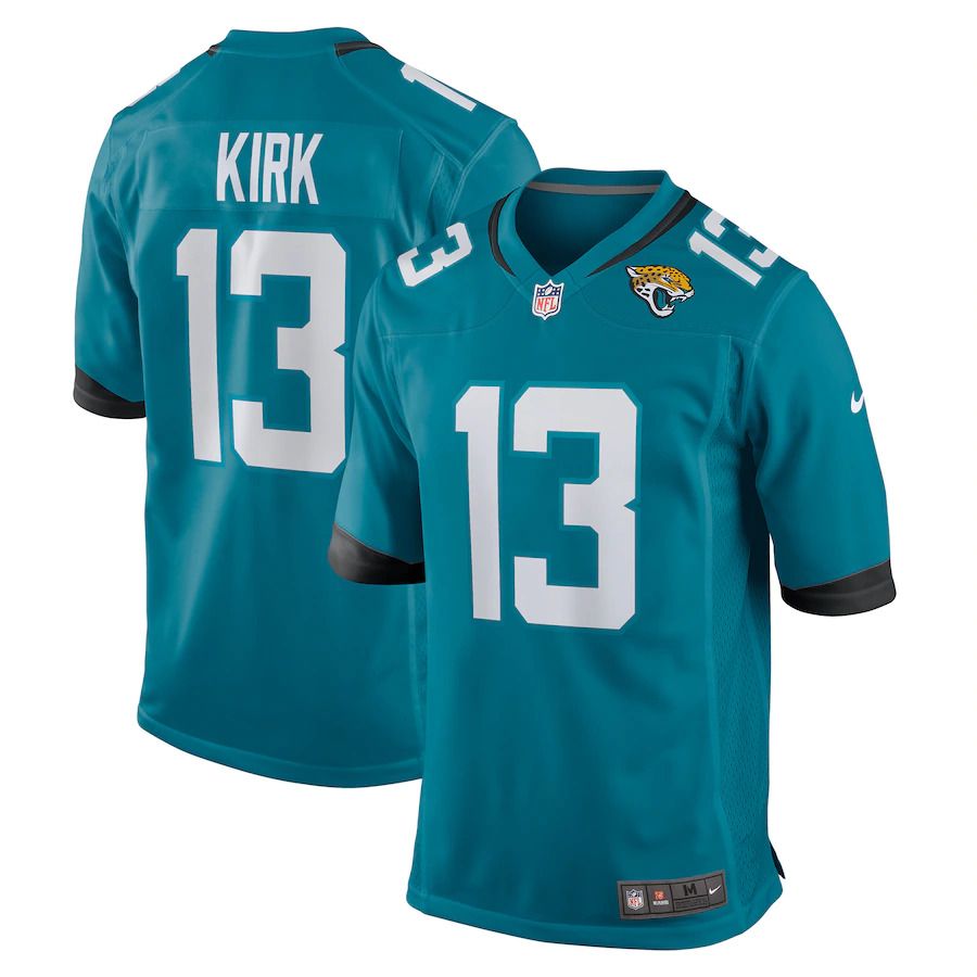 Men Jacksonville Jaguars #13 Christian Kirk Nike Teal Game NFL Jersey